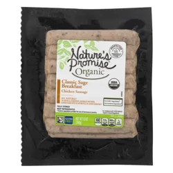 Nature's Promise Organic Sage Chicken Breakfast Sausage Links - 14 ct