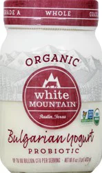 White Mountain Whole Milk Org Bulgarian Yogurt - 16 oz
