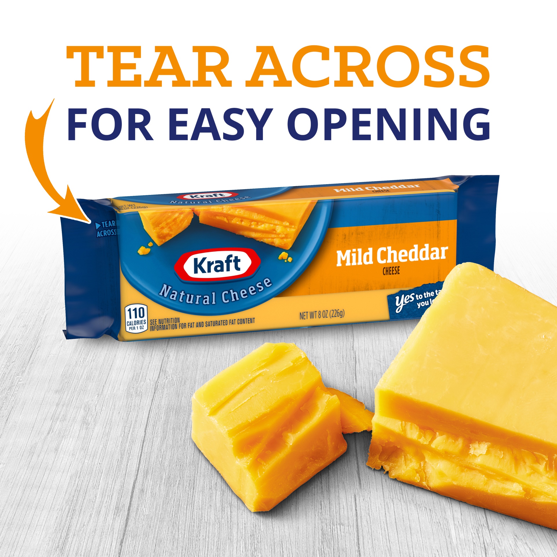 Kraft Mild Cheddar Cheese Family Size Block 24 oz Shipt