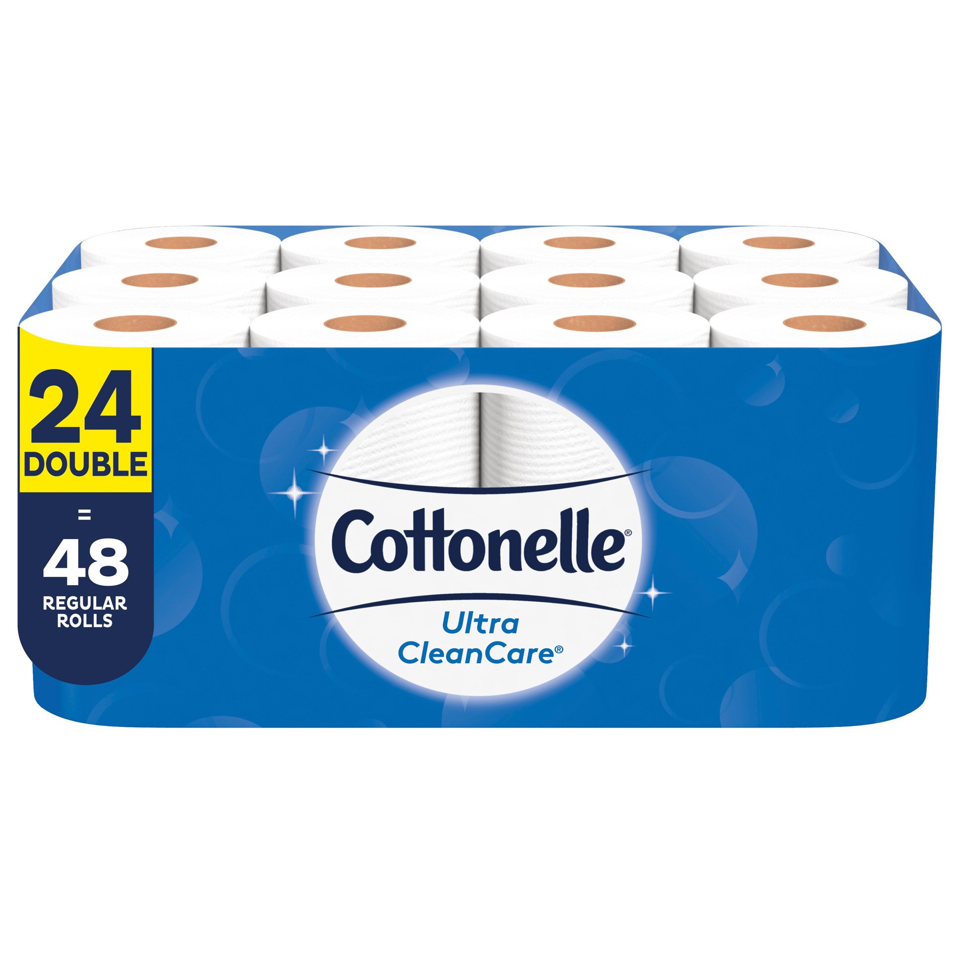 slide 1 of 8, Cottonelle Ultra Clean Care Toilet Paper, 24 ct