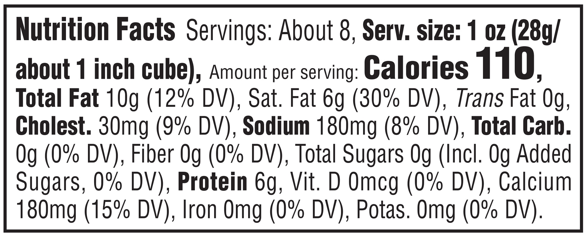 slide 7 of 8, Cracker Barrel Sharp Cheddar Cheese Chunk, 8 oz