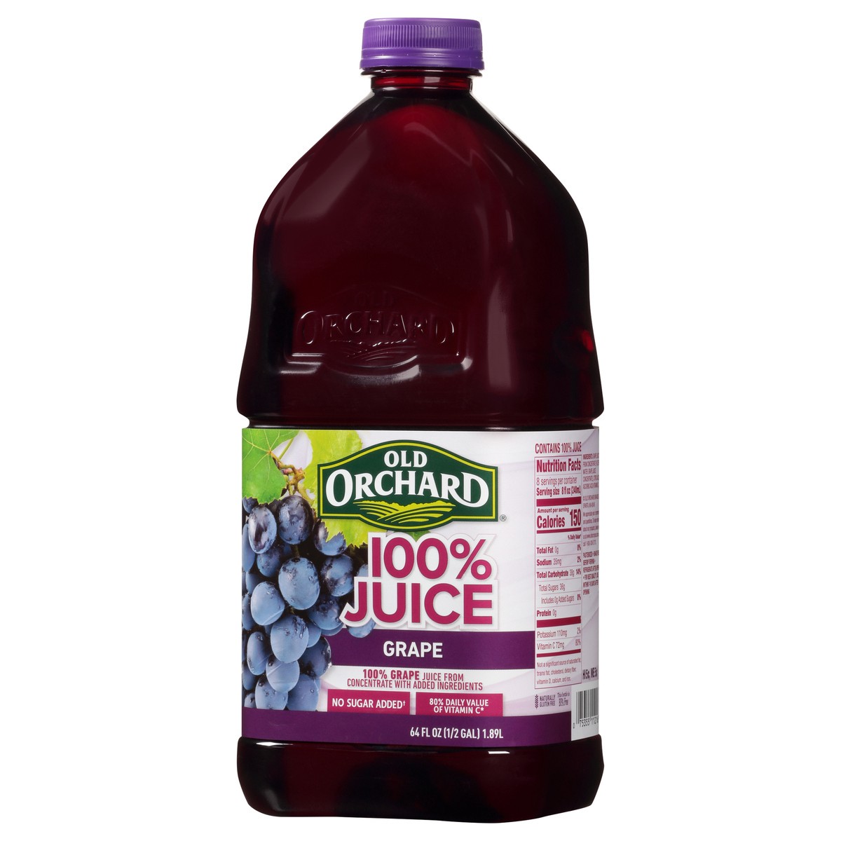 slide 6 of 9, Old Orchard 100% Juice Grape Juice - 64 fl oz, 64 fl oz