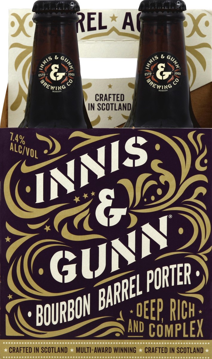 slide 5 of 6, Innis & Gunn Bourbon Aged Dark Ale, 4 ct; 12 oz