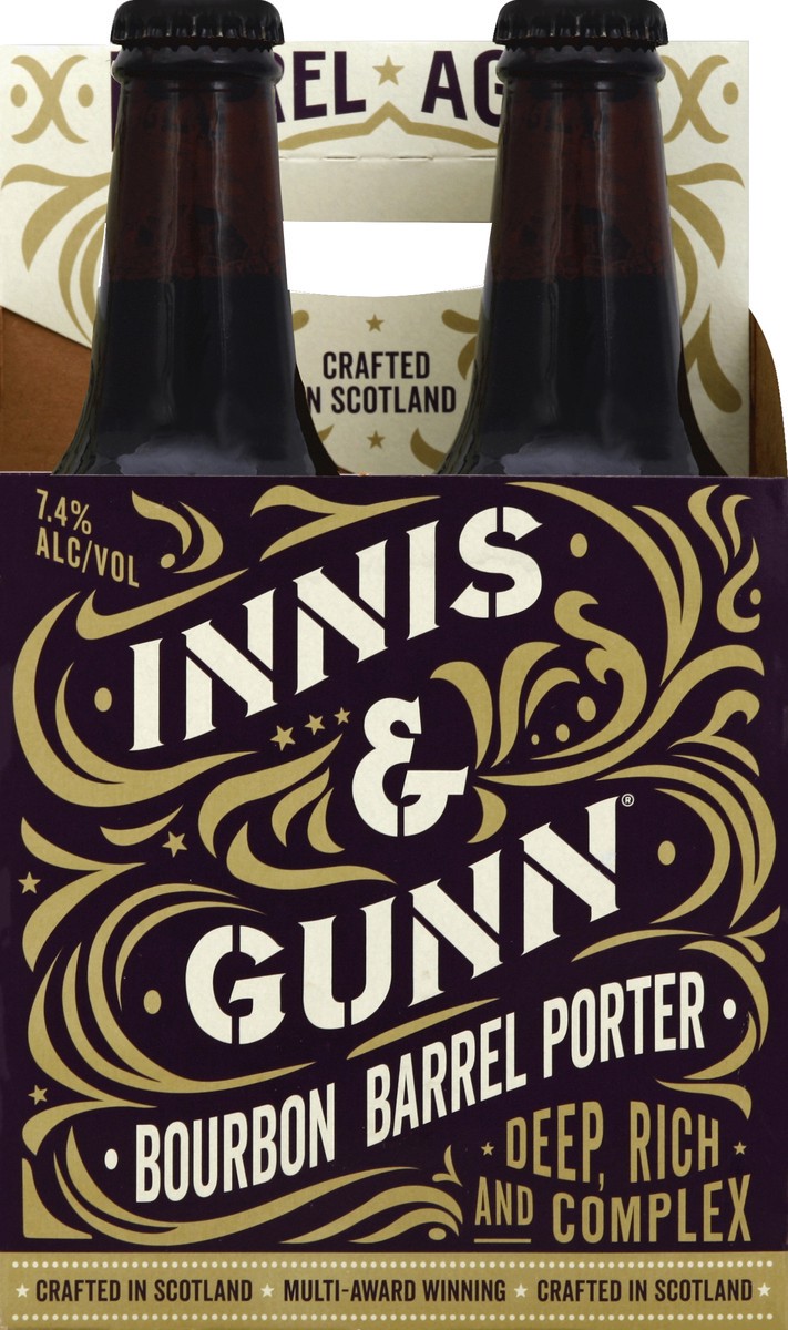 slide 6 of 6, Innis & Gunn Bourbon Aged Dark Ale, 4 ct; 12 oz