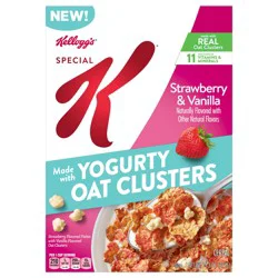 Kellogg''s Special K Breakfast Cereal, Fiber Cereal, Family Breakfast, Strawberries and Vanilla, 13.3oz Box (1 Box)