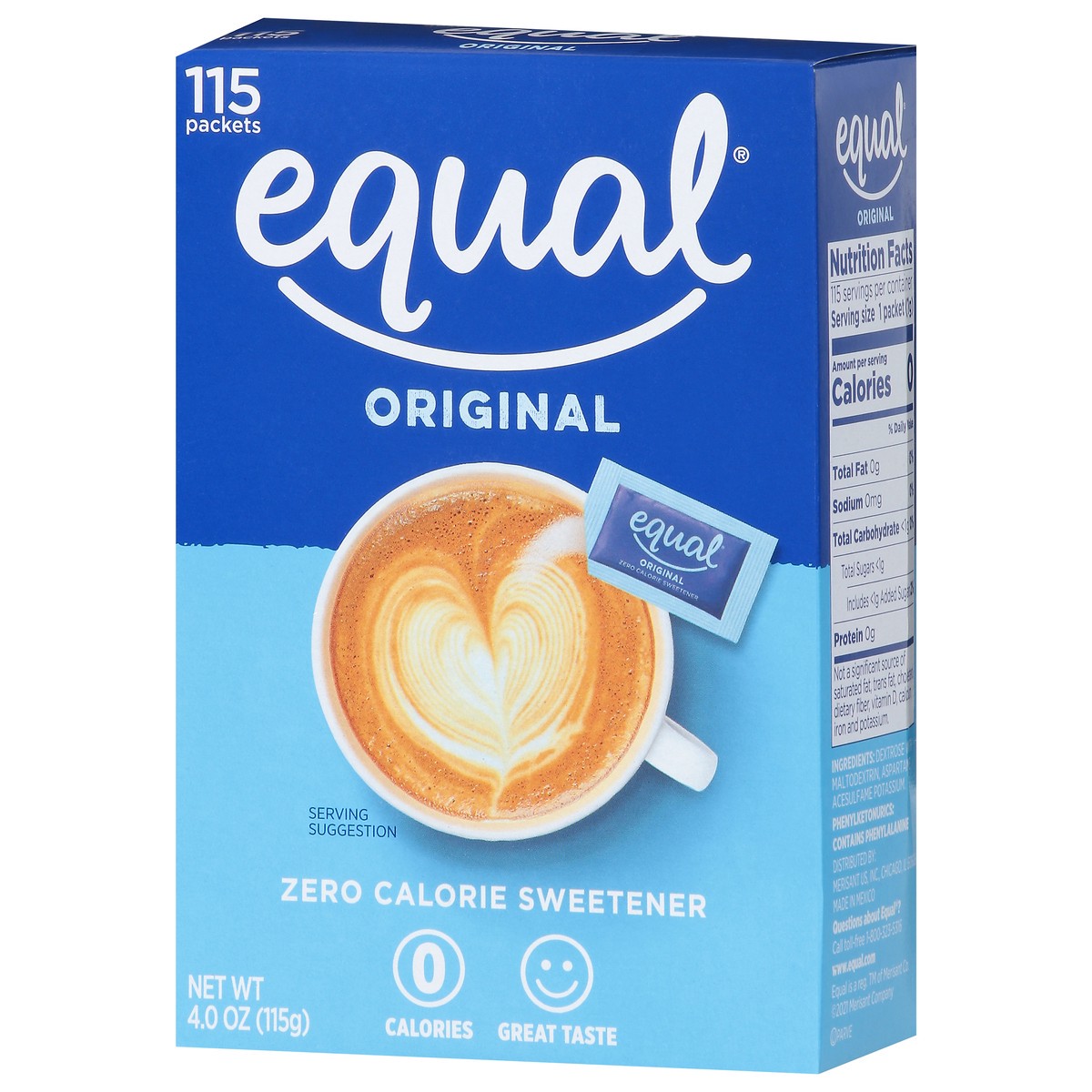 slide 9 of 14, Equal Sweetener 115Ct, 115 ct