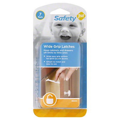 slide 1 of 3, Safety 1st Wide Grip Latches, 7 ct