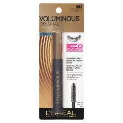 L'Oréal Voluminous Mascara - 365 Waterproof Black Brown - 0.28 fl oz