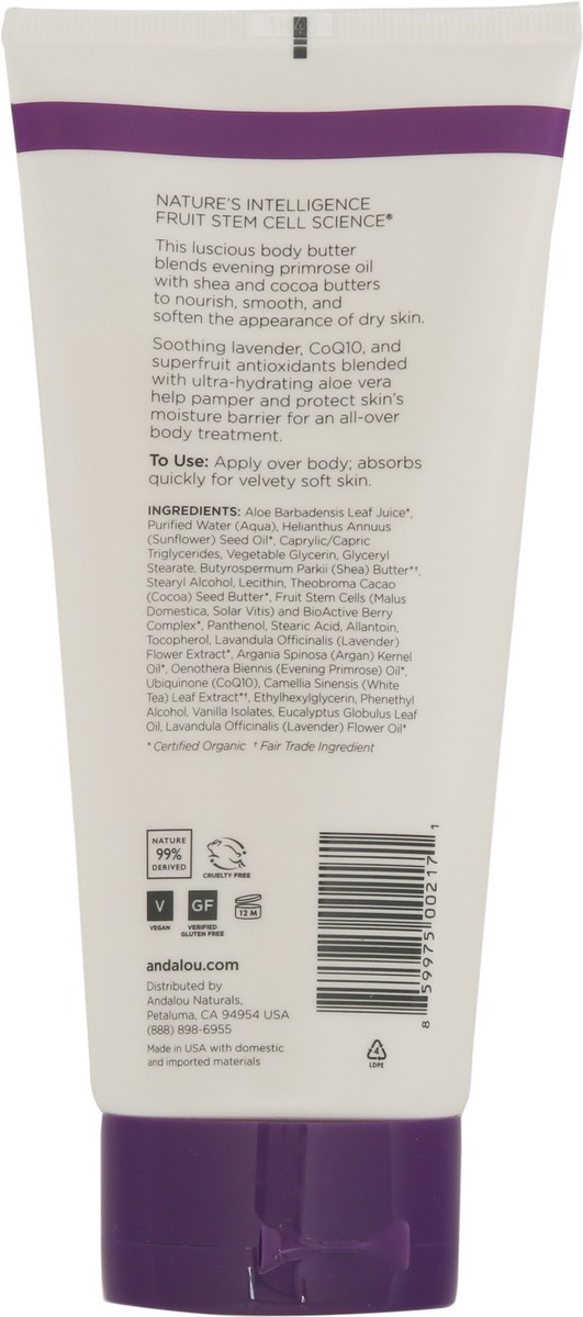 slide 4 of 9, Andalou Naturals Lavender Shea Body Butter, 8 oz