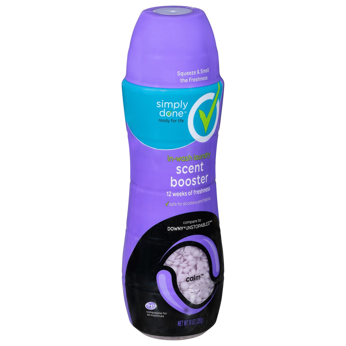 slide 10 of 15, Simply Done In-Wash Laundry Calm Scent Booster 10 oz, 10 oz