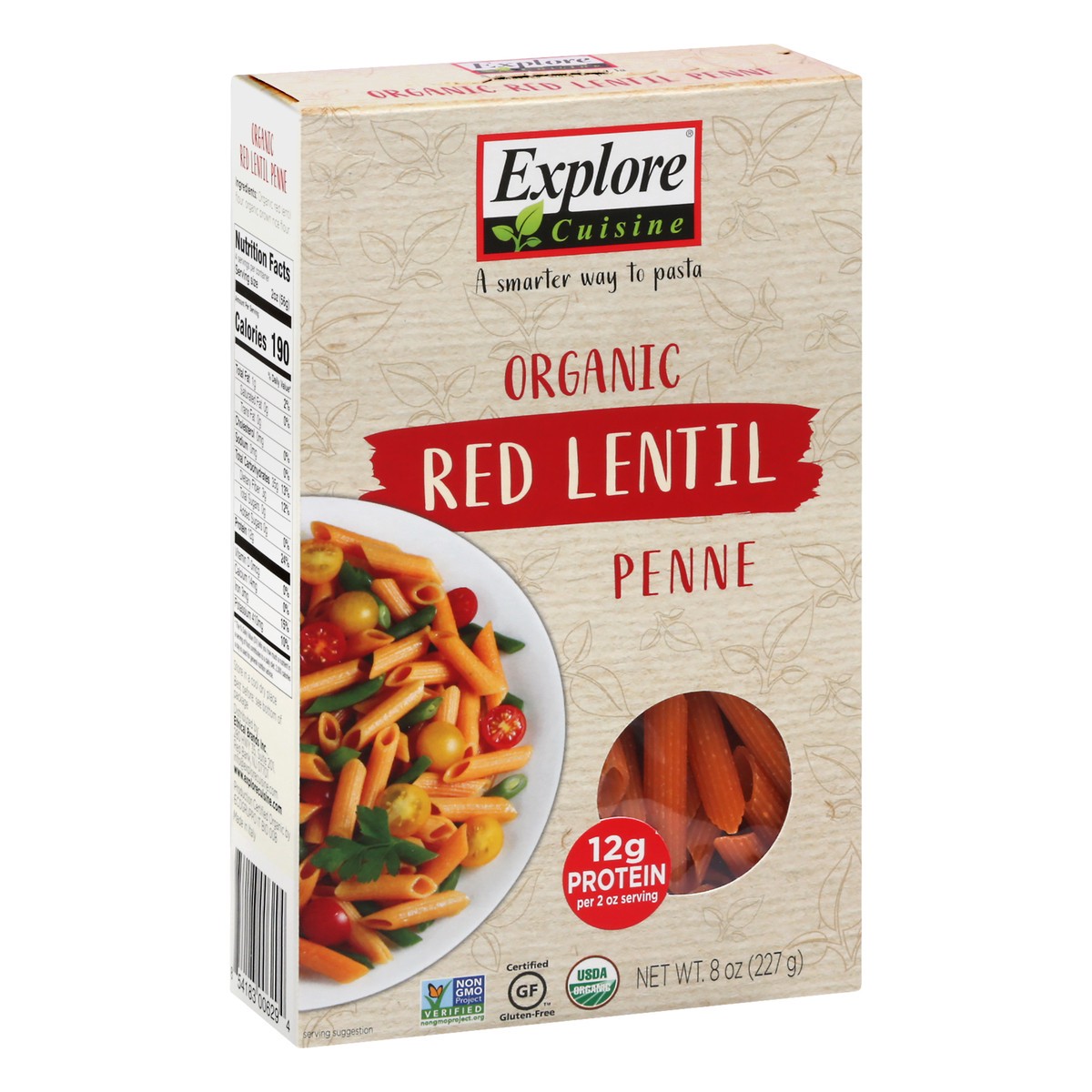 slide 2 of 9, Explore Cuisine Ezplore Cuisine Pasta Red Lentil Pen, 8 oz