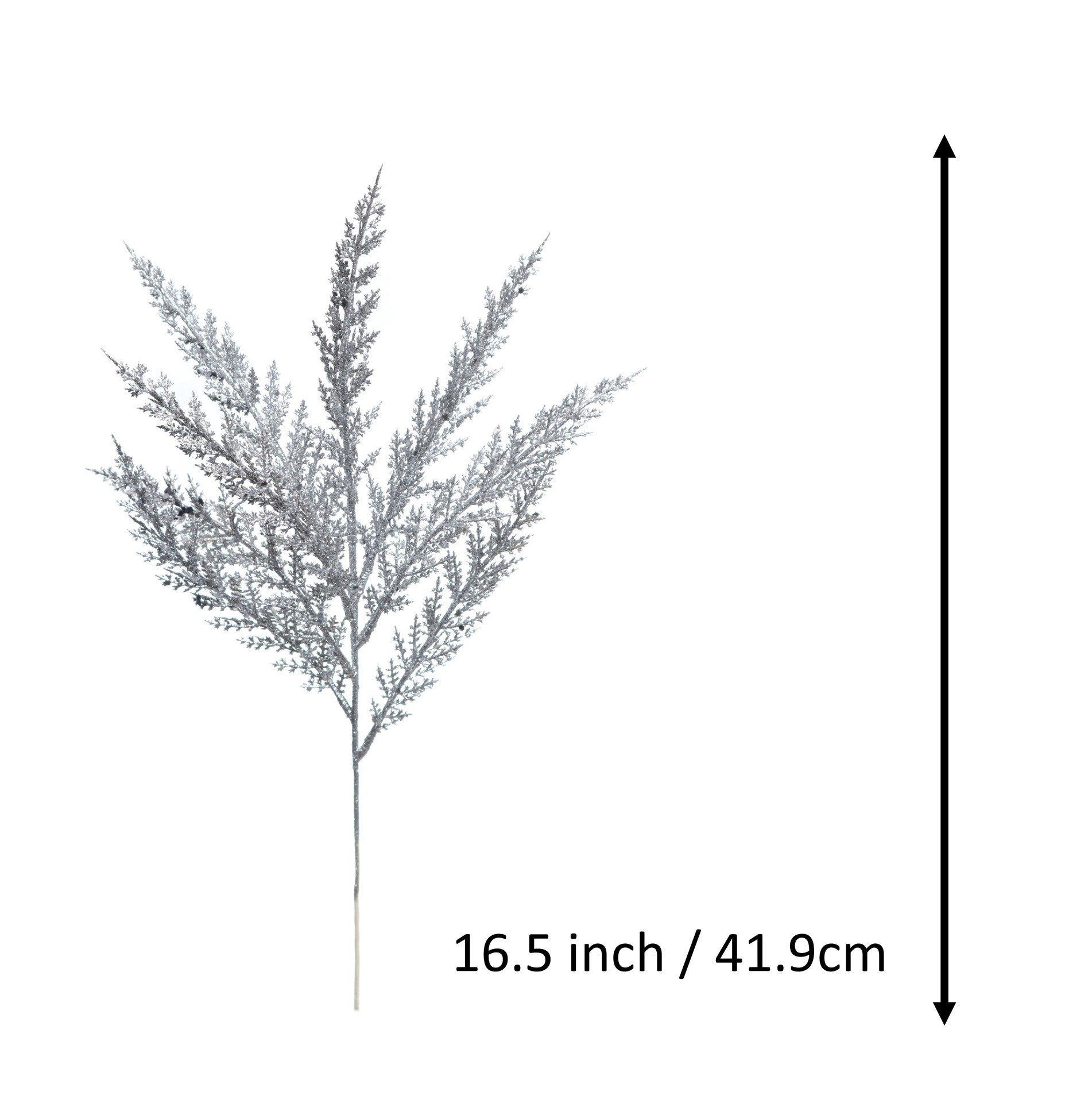 slide 3 of 3, 16.5" Glitter Pine Spray Pick By Ashland, 16.5 in