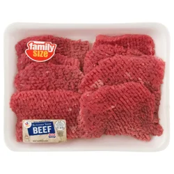 USDA Choice Beef Cubed Steak Family Size - 6-8 ct Fresh