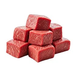 Stop & Shop USDA Choice Boneless Beef Round Cubes Stew Meat Fresh
