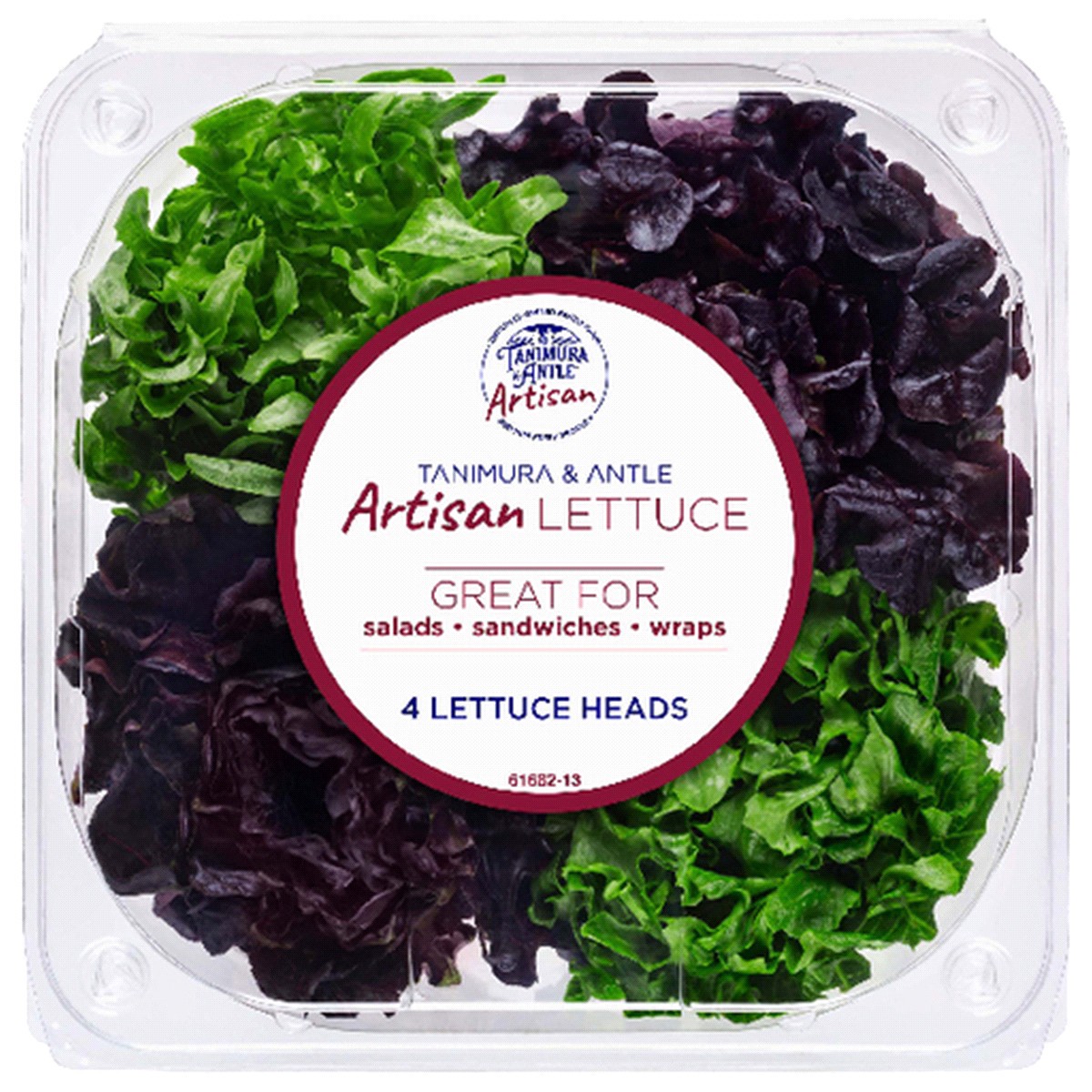 slide 1 of 1, Artisan Lettuce Heads, 4 ct