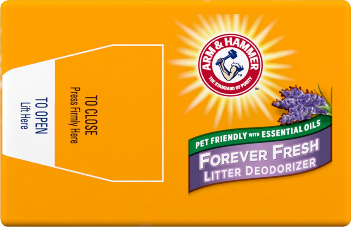 slide 12 of 13, ARM & HAMMER Forever Fresh Cat Litter Deodorizer, Pet-Friendly Lavender Scent, 30 oz, 30 oz