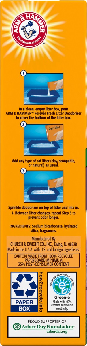 slide 8 of 13, ARM & HAMMER Forever Fresh Cat Litter Deodorizer, Pet-Friendly Lavender Scent, 30 oz, 30 oz