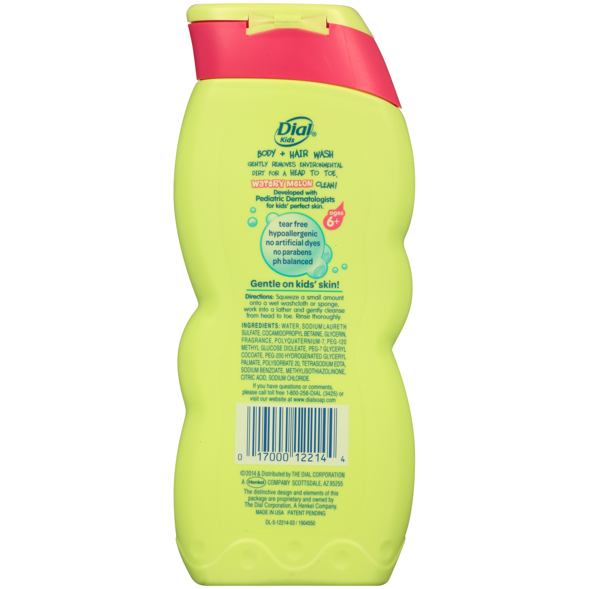 slide 4 of 7, Dial Kids Body Wash Watery Melon, 12 fl oz