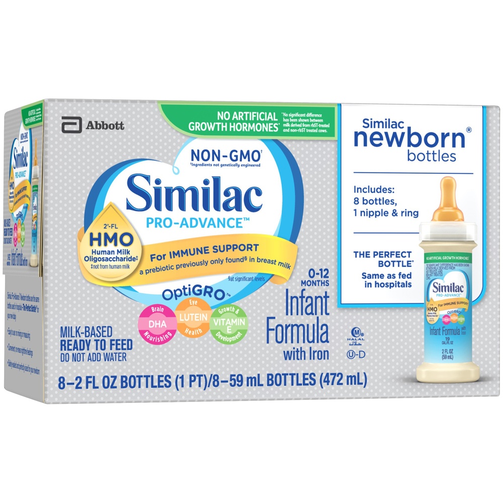 slide 2 of 7, Similac Optigro, Infant Formula With Iron Milk-based Powder, 2 fl oz