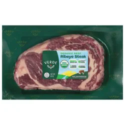 Verde Farms Organic Grass Fed Ribeye Steak - 10 Oz