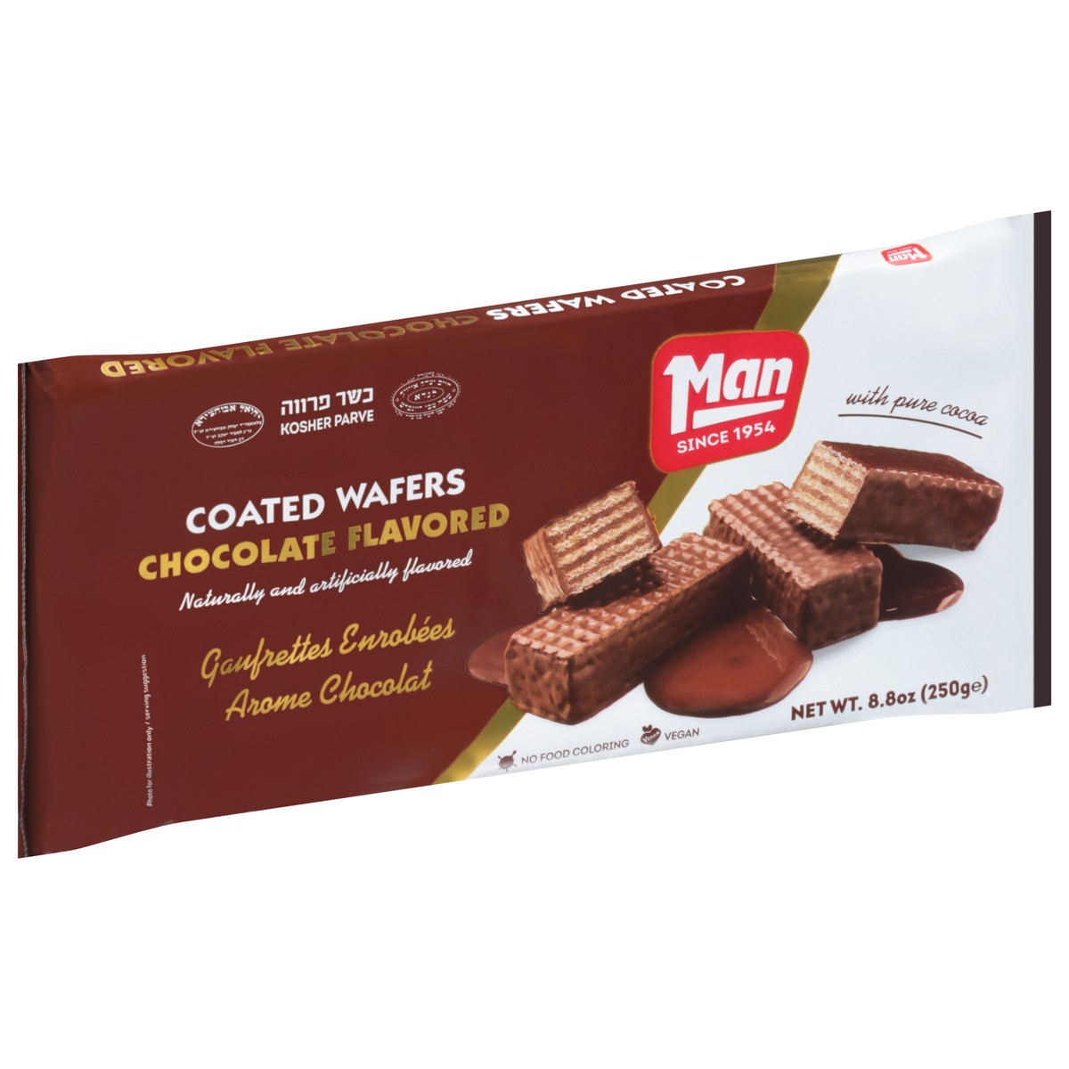 slide 4 of 9, Man Chocolate Flavored Coated Wafers 8.8 oz, 8.8 oz