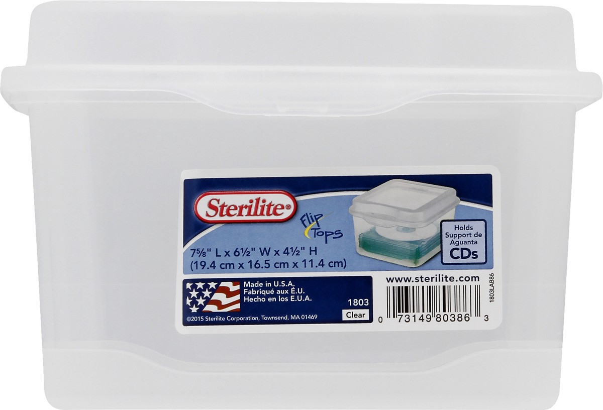 slide 4 of 9, Sterilite Sm Flip Top Box, 1 ct