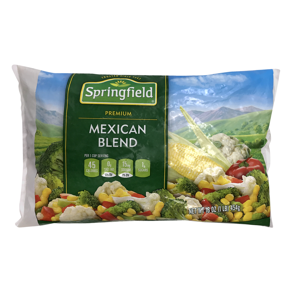 slide 1 of 1, Springfield Mexican Blend Vegetables (Frozen), 16 oz