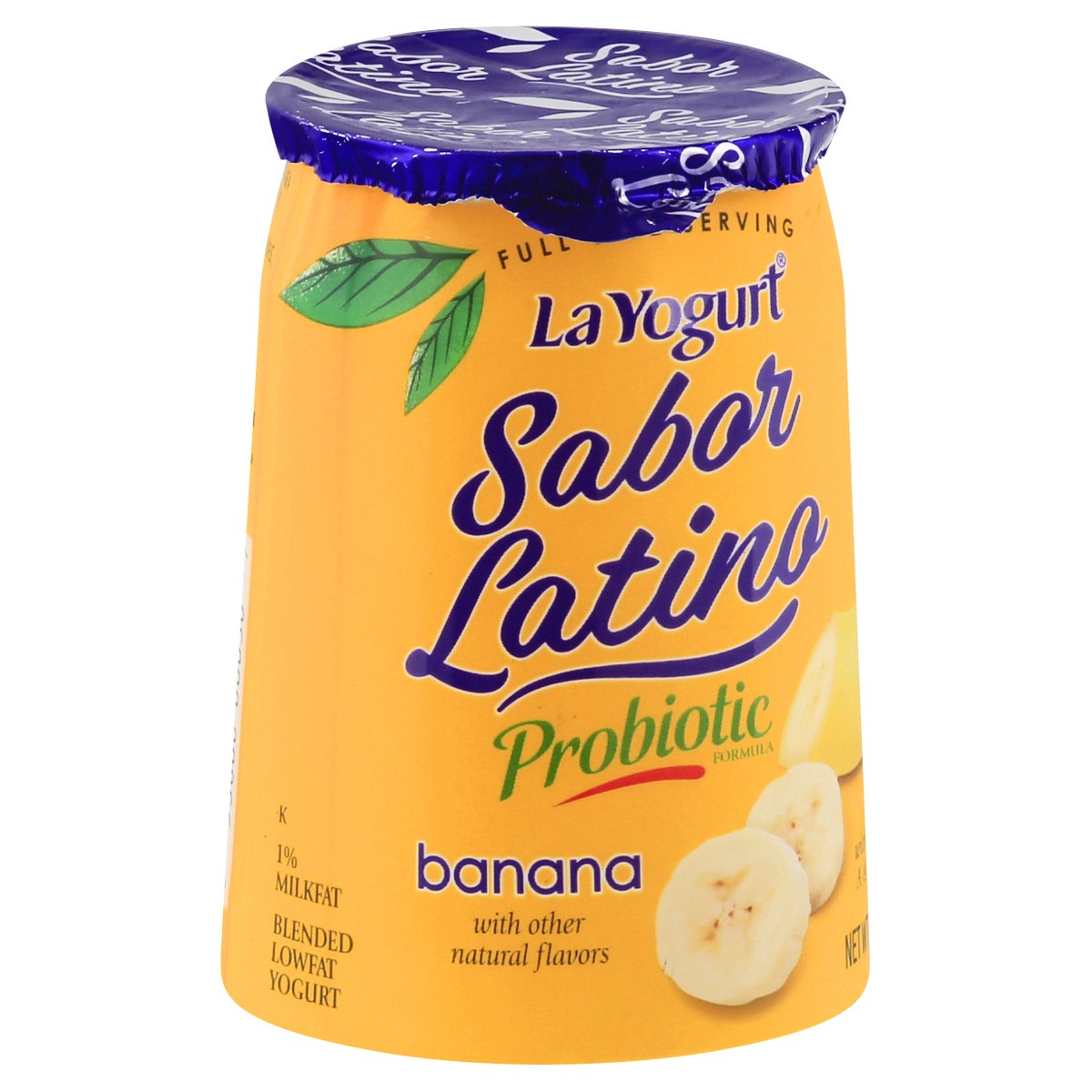 slide 2 of 9, La Yogurt Sabor Latino Blended Lowfat Banana Yogurt 6 oz, 6 oz