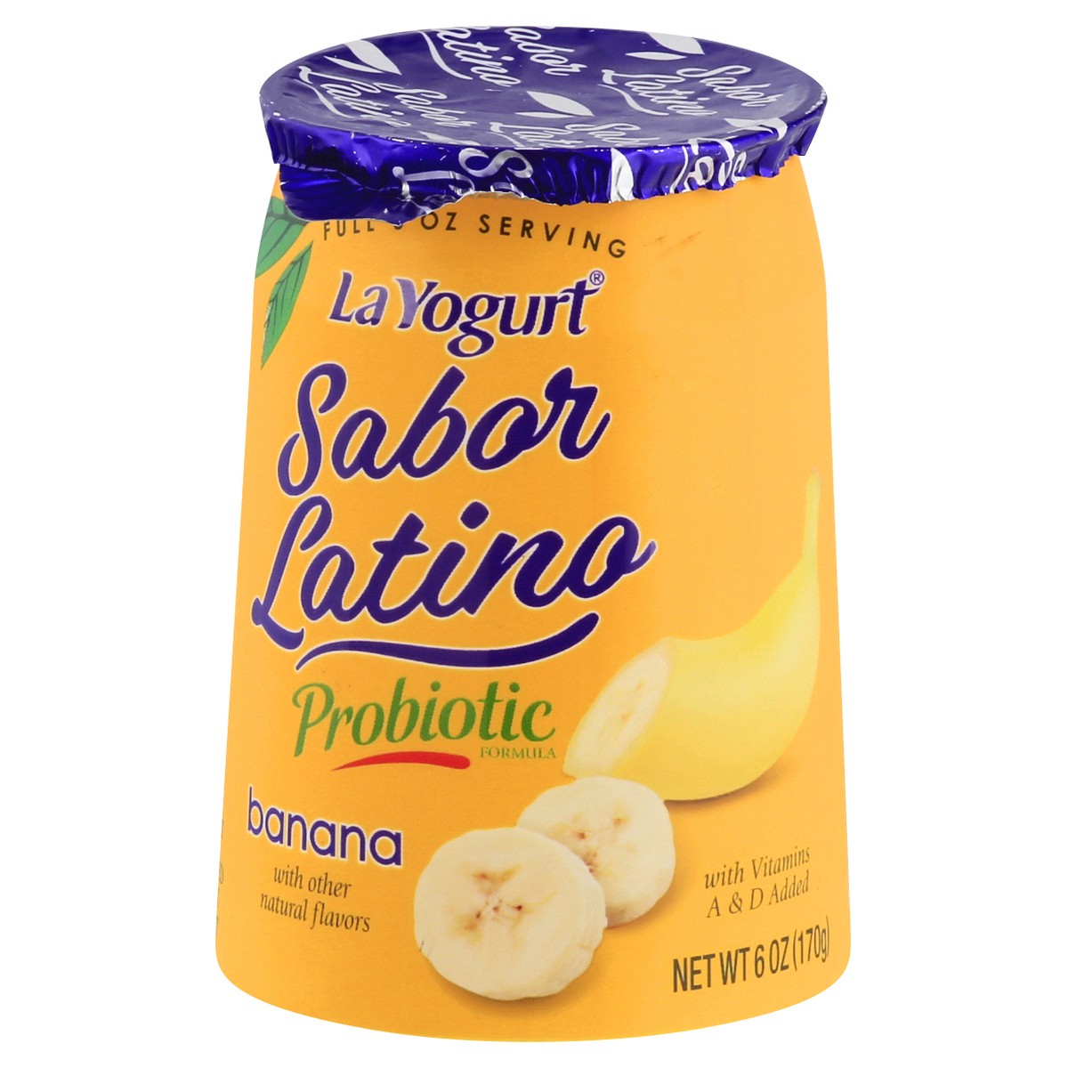 slide 3 of 9, La Yogurt Sabor Latino Blended Lowfat Banana Yogurt 6 oz, 6 oz