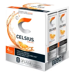 CELSIUS Live Fit Sparkling Orange Dietary Supplement