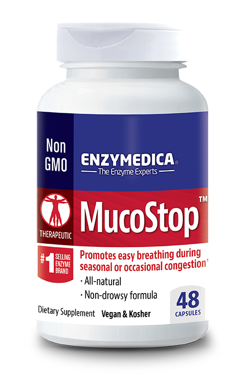 slide 1 of 1, Enzymedica Mucostop, 1 ct