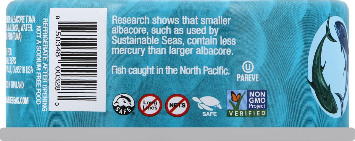 slide 5 of 7, Sustainable Seas Albacore Tuna 5 oz, 