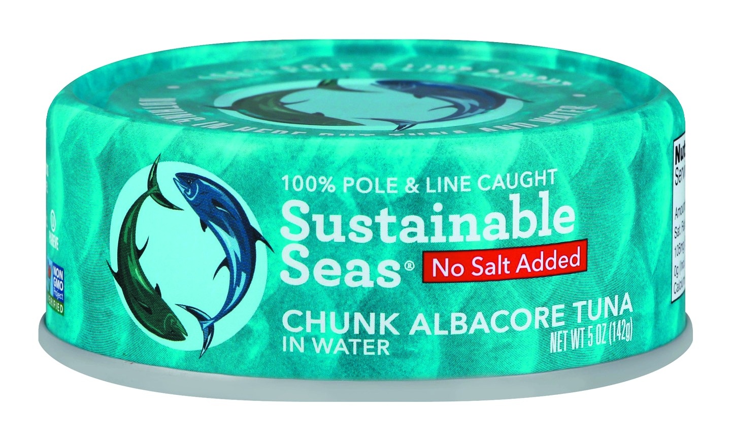 slide 1 of 1, Sustainable Seas Nsa Chunk Albacore In Water, 5 oz