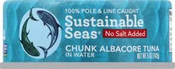 Sustainable Seas No Salt Added Chunk Albacore Tuna In Water - 5 oz