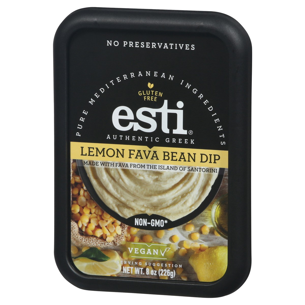 slide 4 of 13, esti Lemon Fava Bean Dip 8 oz, 8 oz