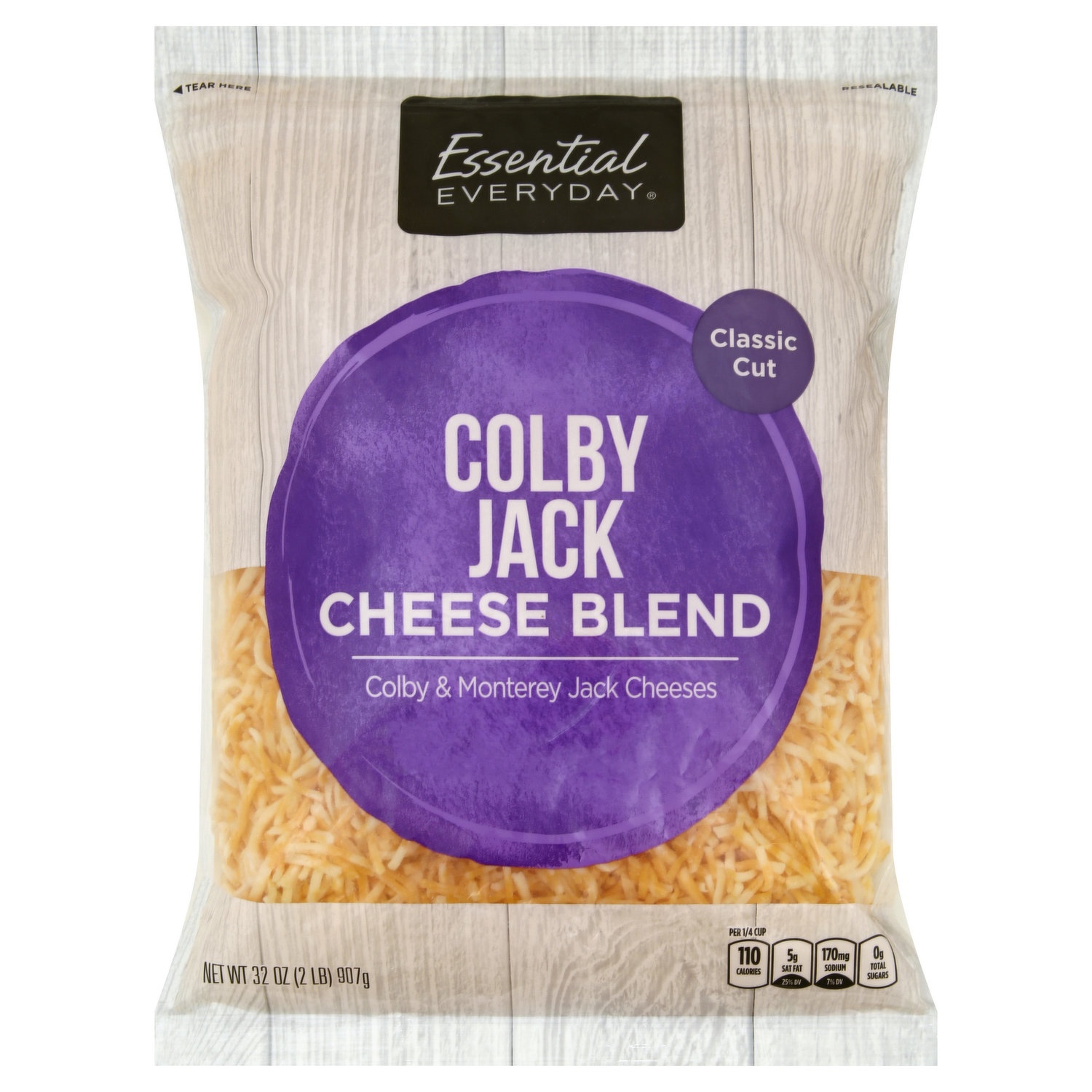 Essential Everyday Cheese Blend, Colby Jack 32 oz | Shipt