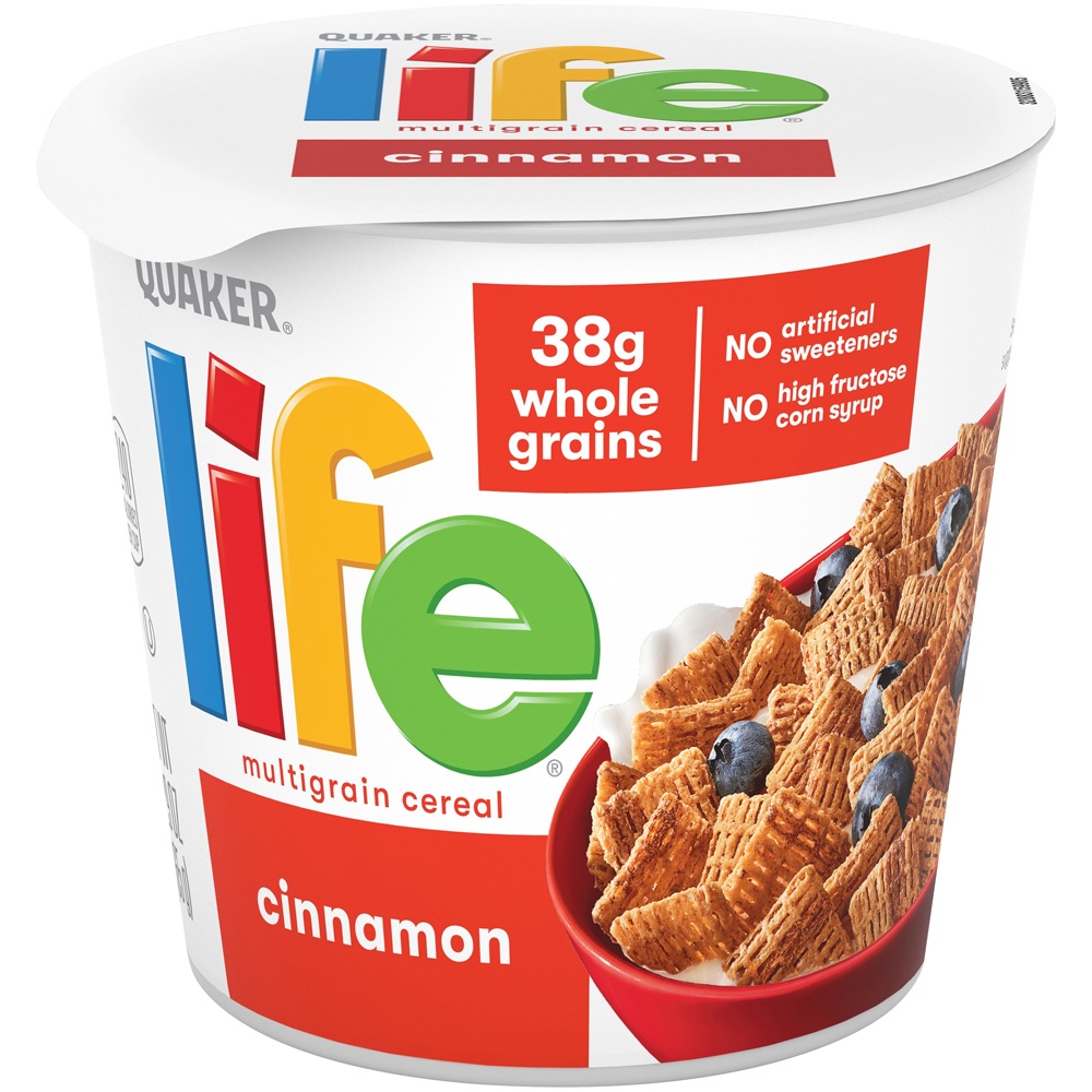 slide 2 of 4, Quaker Life Multigrain Cereal Cinnamon 2.29 Oz, 2.29 oz