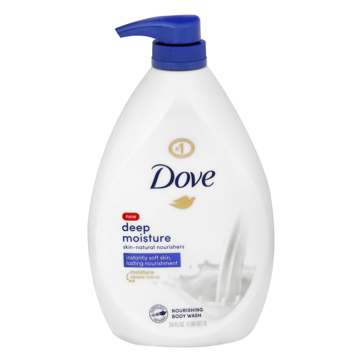 Dove Deep Moisture Body Wash With Pump 34 oz Shipt
