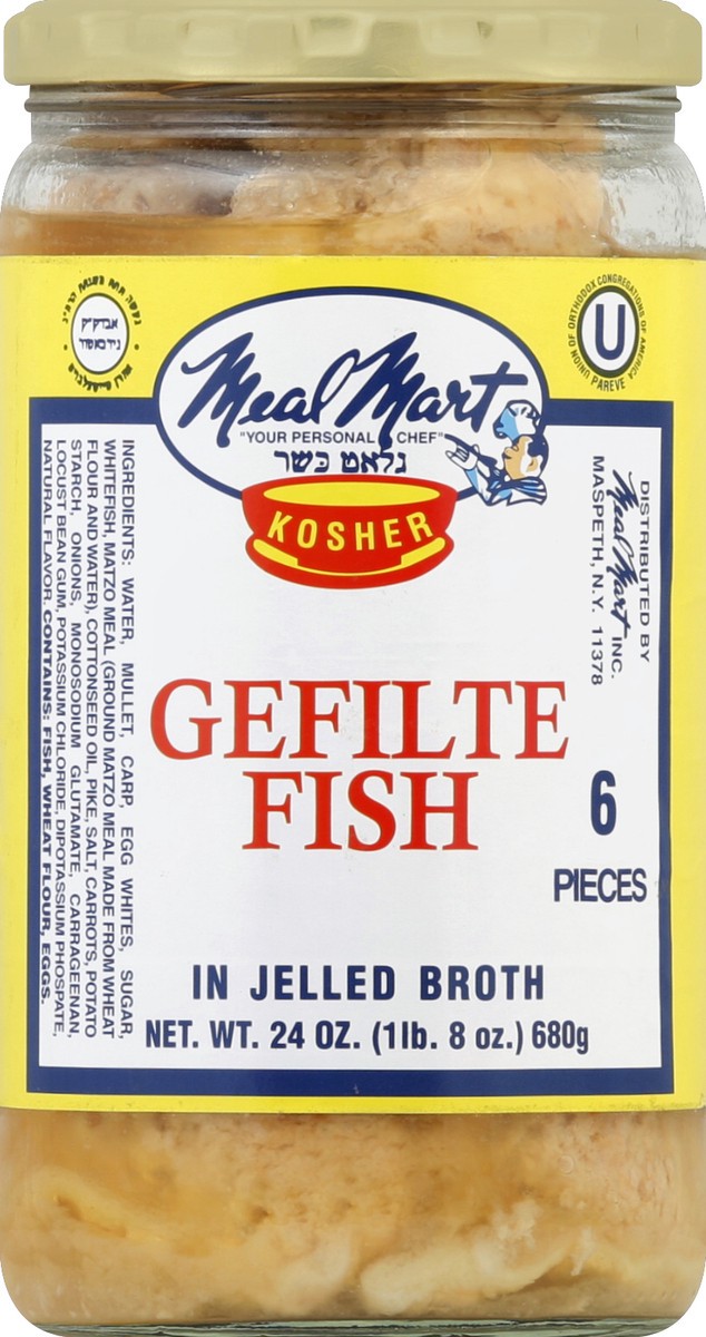 slide 2 of 2, Meal Mart Gefilte Fish, 24 oz