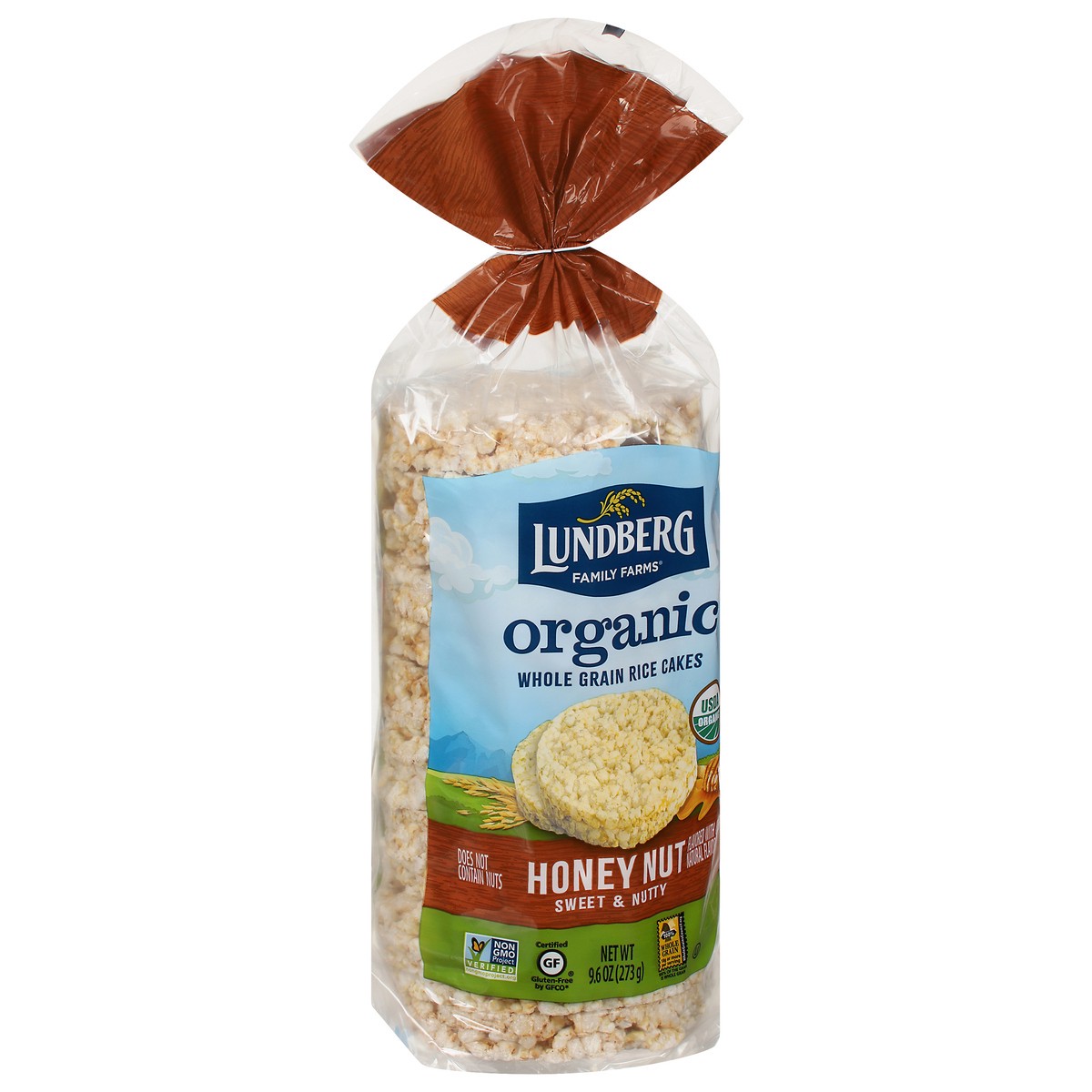 slide 3 of 9, Lundberg Family Farms Organic Honey Nut Brown Rice Cakes 9.6 oz, 9.6 oz