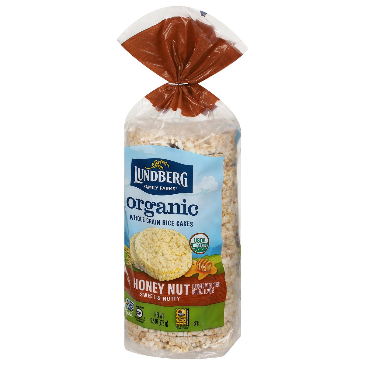 slide 5 of 9, Lundberg Family Farms Organic Honey Nut Brown Rice Cakes 9.6 oz, 9.6 oz