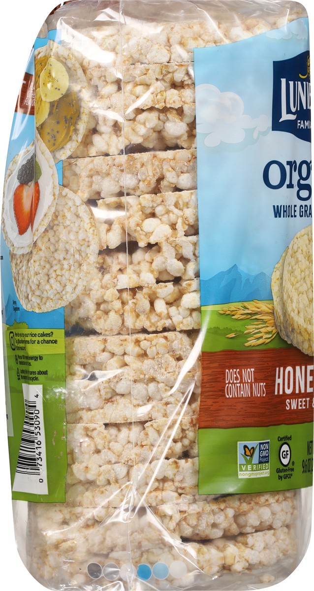 slide 4 of 9, Lundberg Family Farms Organic Honey Nut Brown Rice Cakes 9.6 oz, 9.6 oz