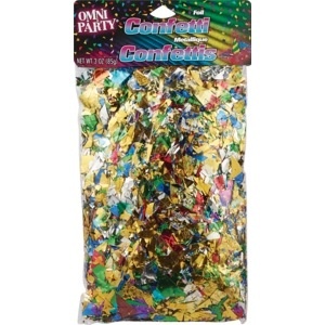 slide 1 of 1, Omni Party Foil Confetti, 3 oz