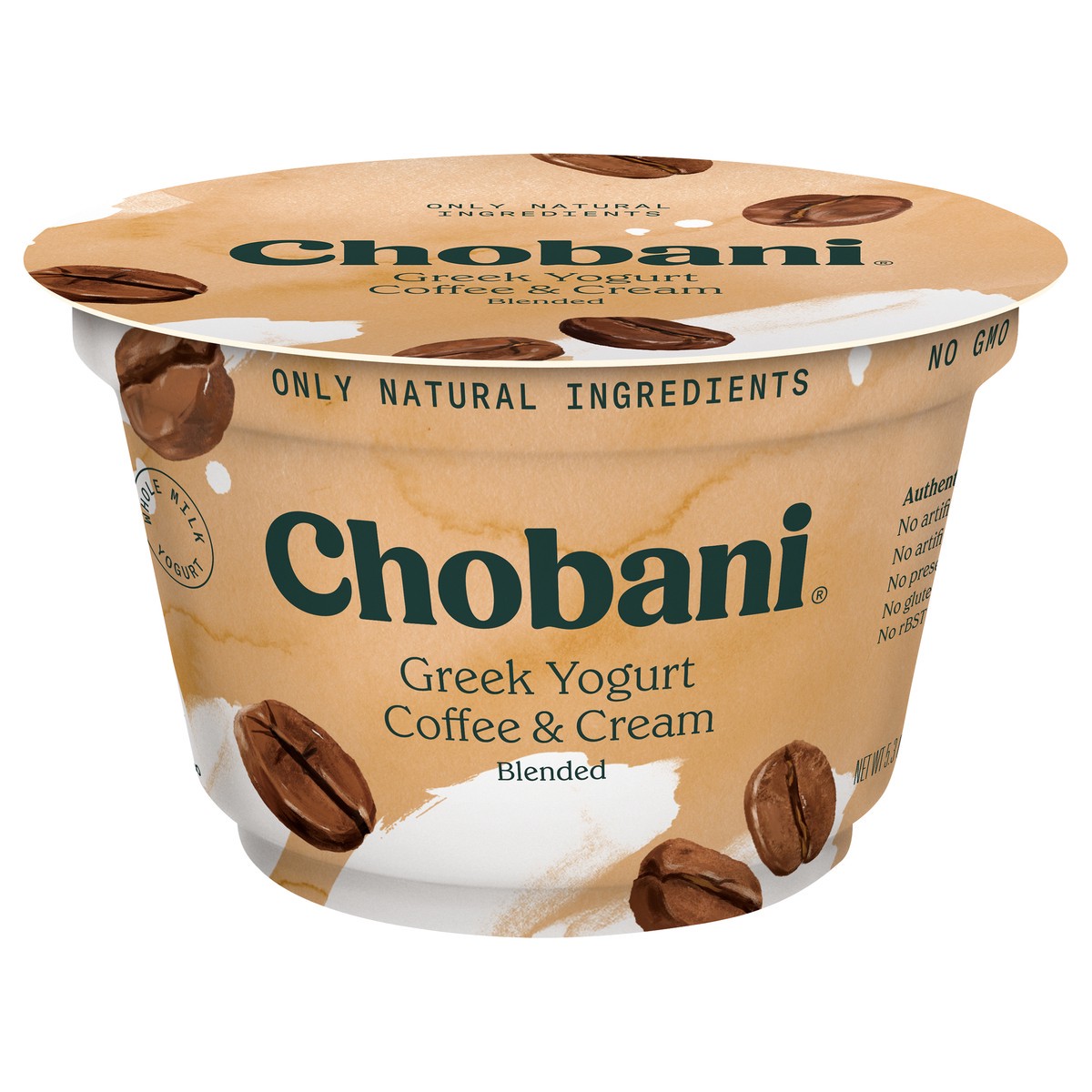 slide 1 of 6, Chobani Whole Milk Greek Yogurt Blended Coffee & Cream 5.3oz, 5.3 oz