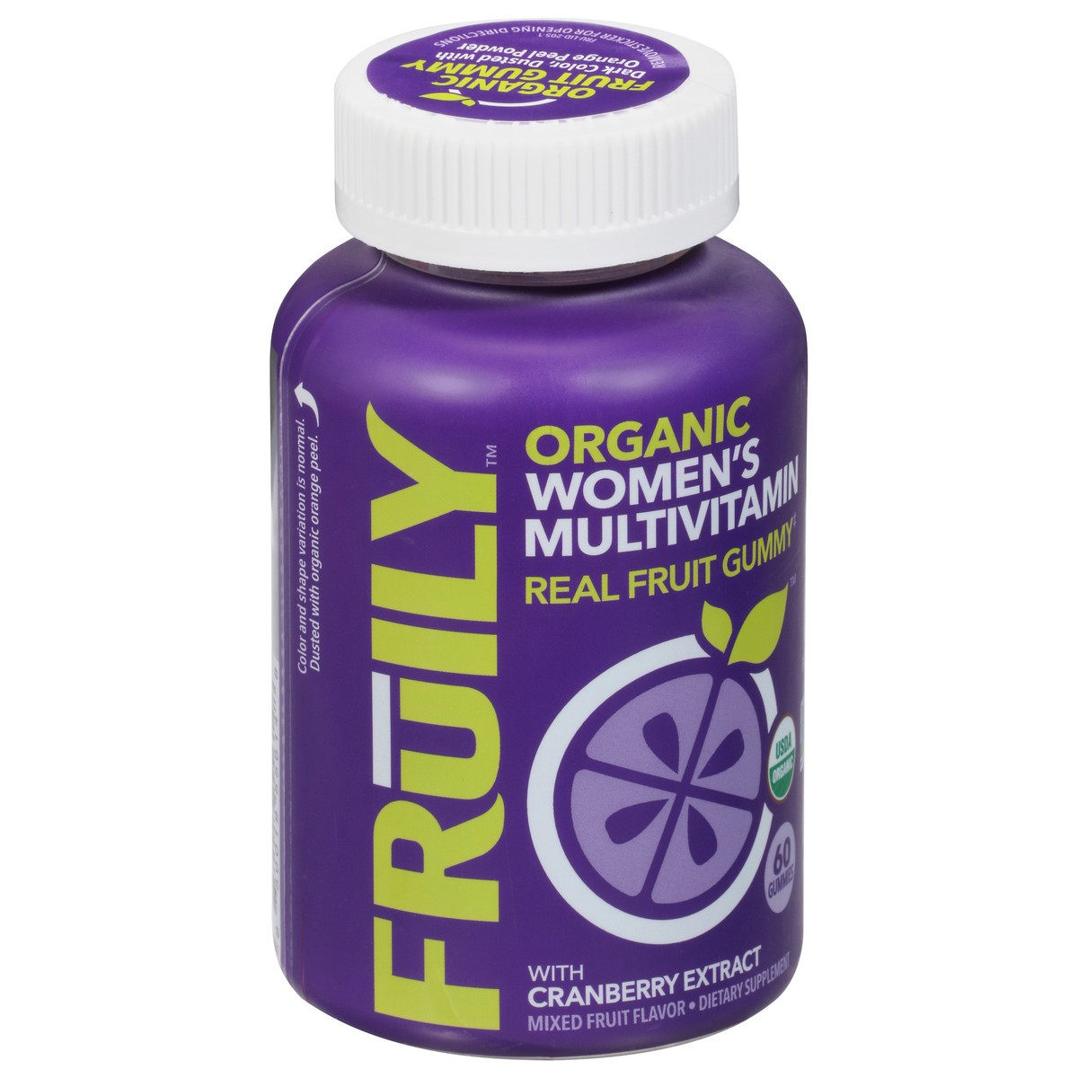 slide 2 of 9, Fruily Organic Womens Multivitamin Gummies, 60 ct