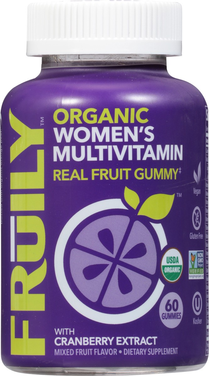 slide 6 of 9, Fruily Organic Womens Multivitamin Gummies, 60 ct