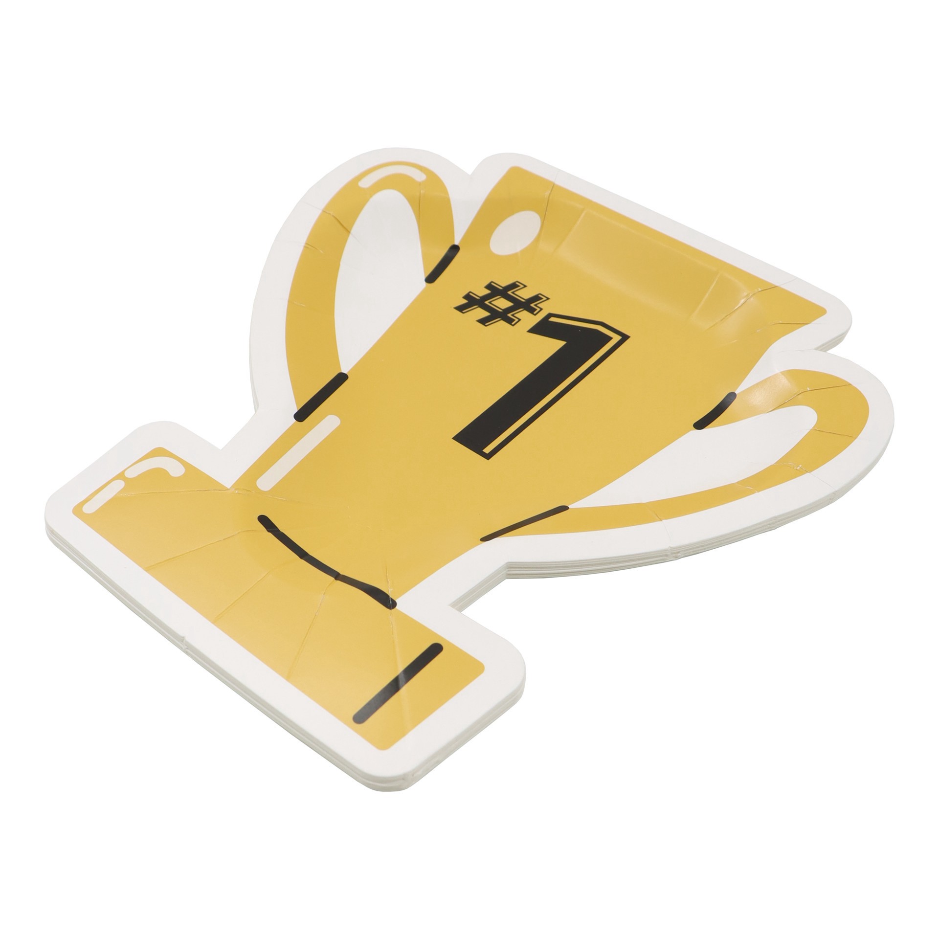 slide 3 of 3, 7" Trophy Shaped Snack Plates, 8ct. By Celebrate It, 8 ct