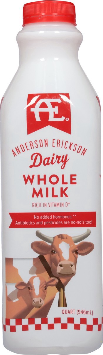 slide 2 of 16, Anderson Erickson Dairy Whole Milk 1 qt, 1 qt