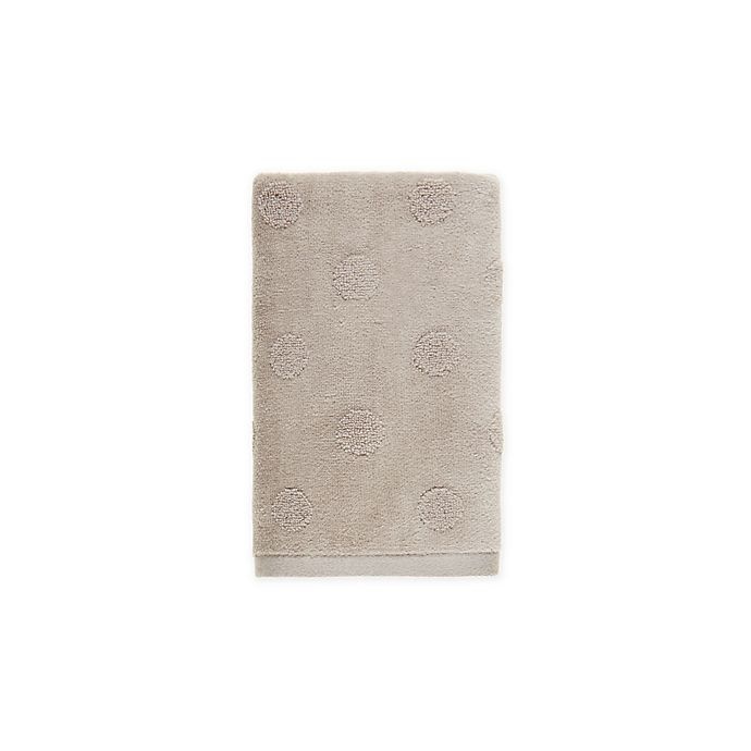 slide 1 of 1, Winter Wonderland Holiday Dots Hand Towel - Nickel, 1 ct