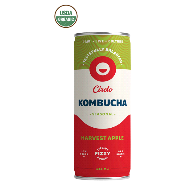 slide 1 of 1, Circle Kombucha Seasonal Flavor - 12 oz, 12 oz